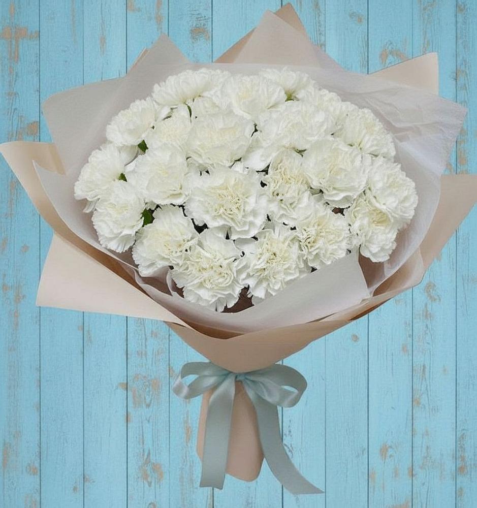 Букет цветов из: Гвоздики в Шарапово Чеховского района