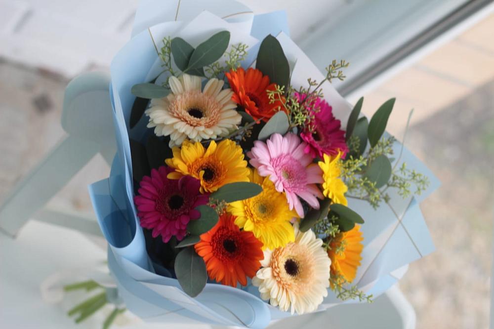 Букет цветов из: Герберы в Шарапово Чеховского района