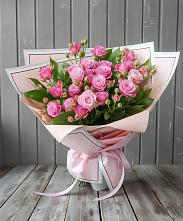 Букет Розовый кустик #REPLACE_PRED# Шарапово Чеховского района