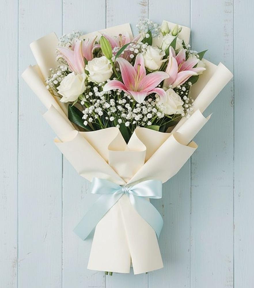 Букет цветов из: Лилии в Шарапово Чеховского района