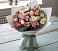 Букет цветов из: Розы, Лизиантусы и Гвоздики в Шарапово Чеховского района