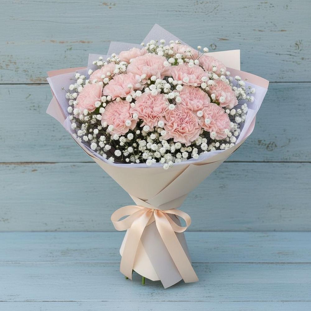 Букет цветов из: Гвоздики в Шарапово Чеховского района