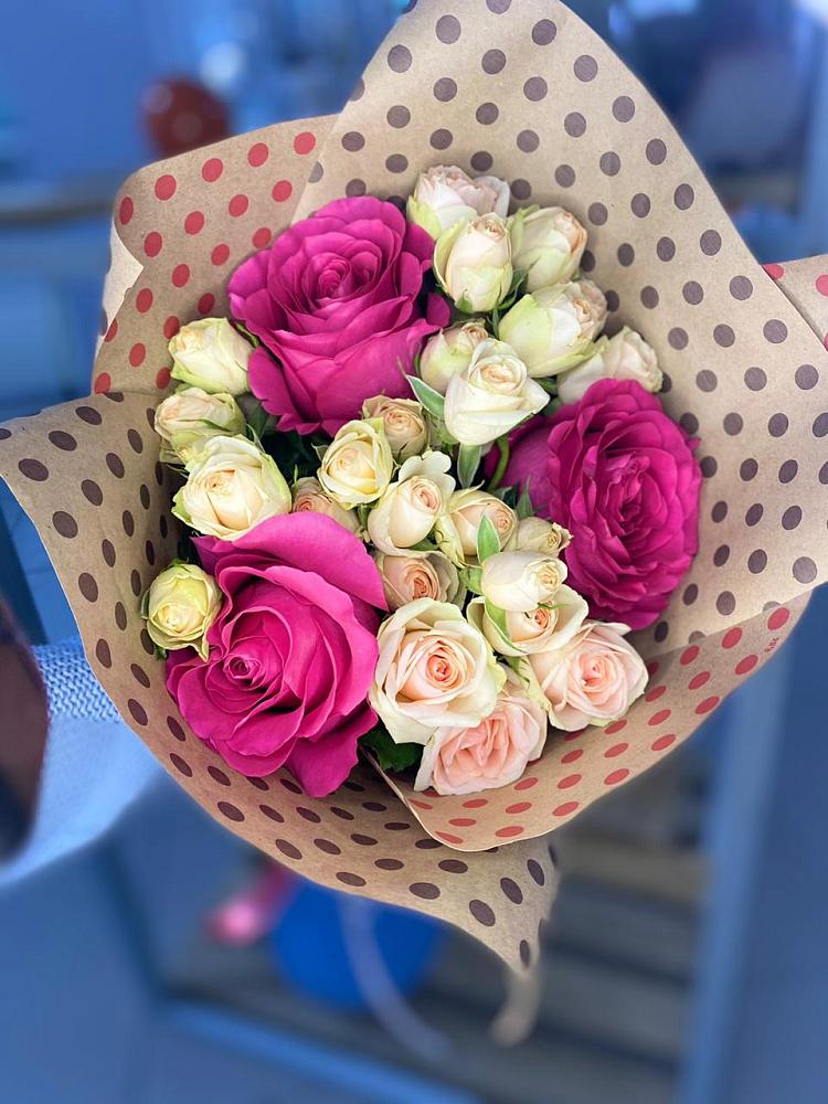 Букет цветов из: Розы в Шарапово Чеховского района