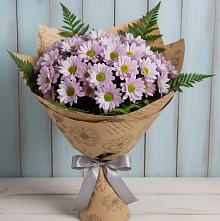 Букет цветов из:  Хризантемы в Шарапово Чеховского района