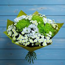 Букет цветов из:  Хризантемы #REPLACE_PRED# Шарапово Чеховского района