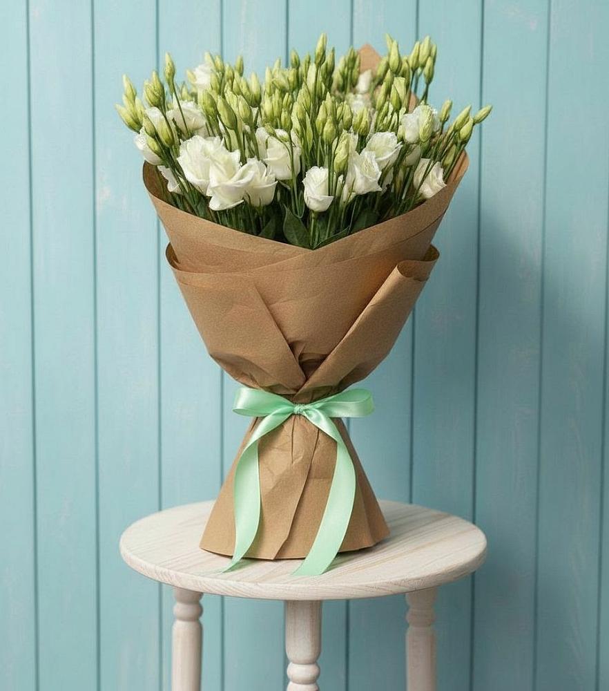 Букет цветов из: Лизиантусы в Шарапово Чеховского района