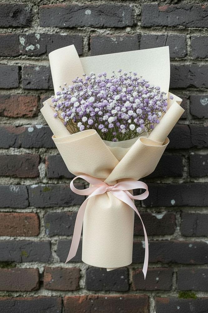 Букет цветов из: Гипсофила в Шарапово Чеховского района