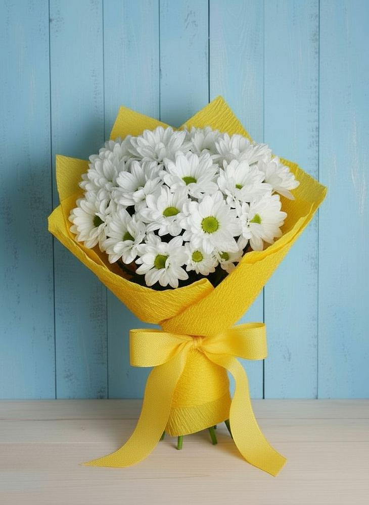 Букет цветов из: Хризантемы в Шарапово Чеховского района