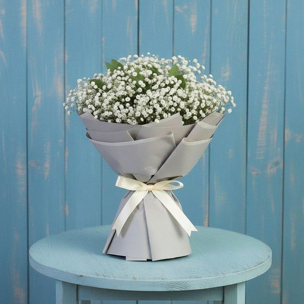 Букет цветов из: Гипсофила в Шарапово Чеховского района