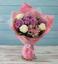 Букет цветов из:  Герберы #REPLACE_PRED# Шарапово Чеховского района