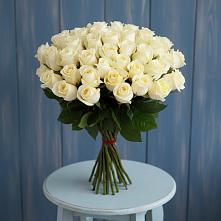 Букет 51 Белая роза Эдлесс Лав #REPLACE_PRED# Шарапово Чеховского района
