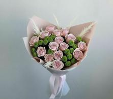 Букет цветов из:  Розы и Хризантемы в Шарапово Чеховского района