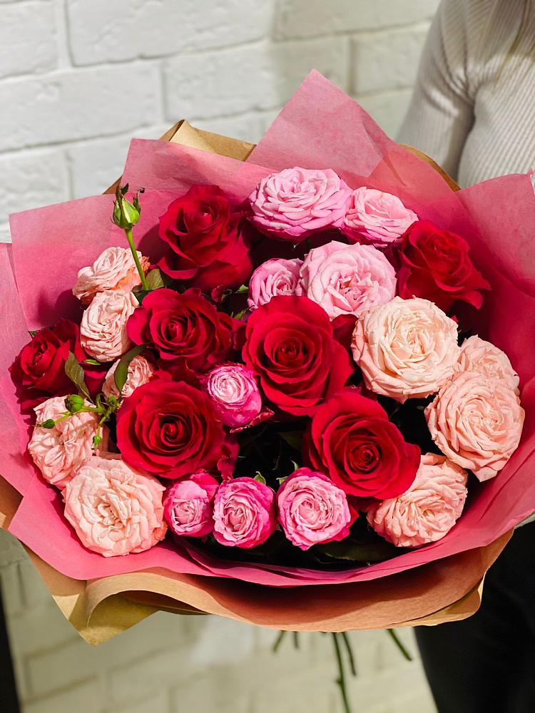 Букет цветов из: Розы в Шарапово Чеховского района