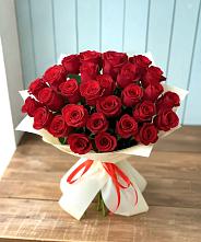 Букет 29 Красных роз в Шарапово Чеховского района