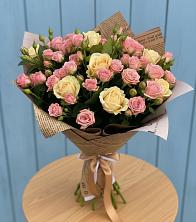 Букет цветов из:  Розы в Шарапово Чеховского района