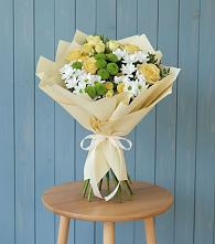 Букет цветов из:  Хризантемы и Розы #REPLACE_PRED# Шарапово Чеховского района