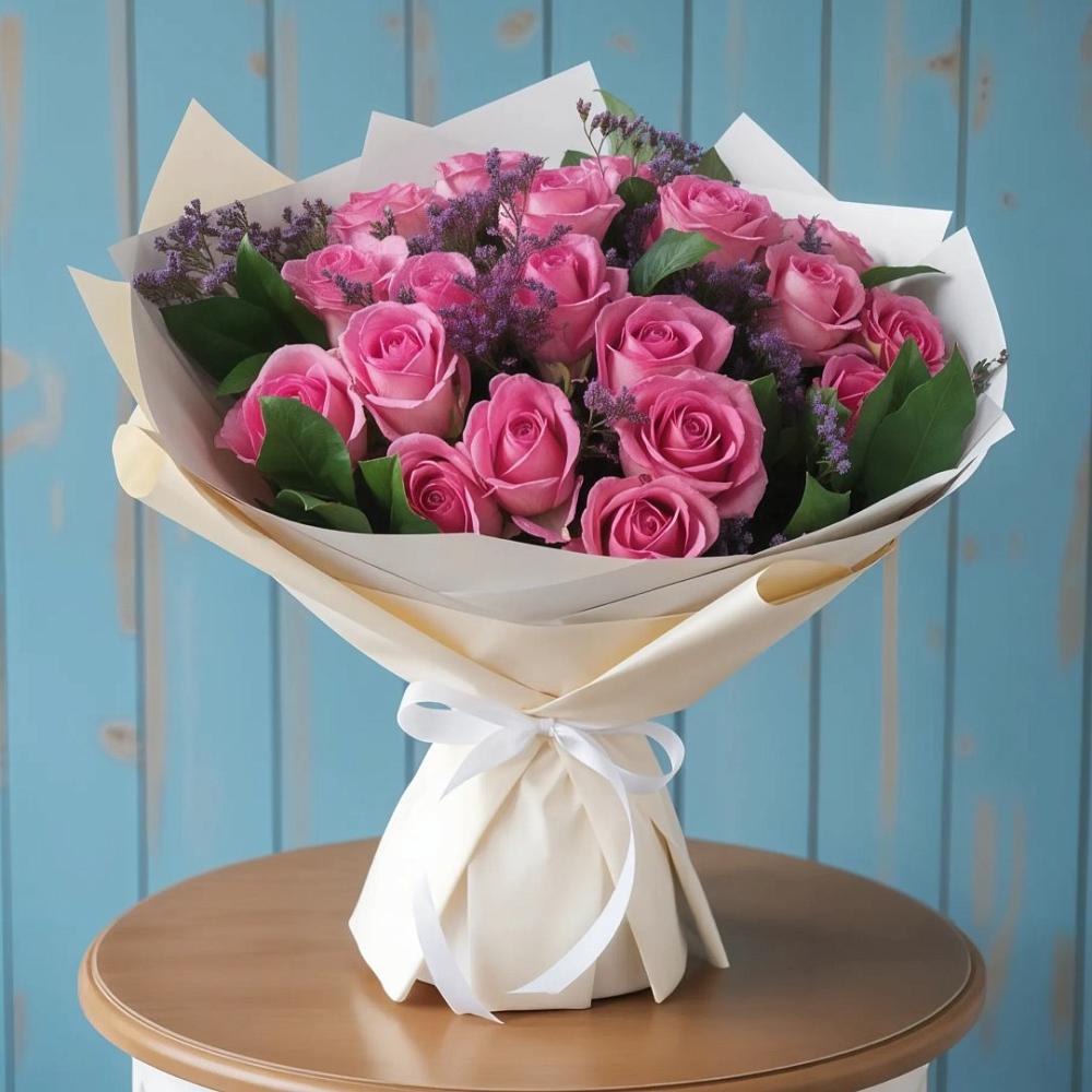 Букет цветов из: Розы в Шарапово Чеховского района