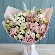 Букет цветов из:  Альстромерии и Розы #REPLACE_PRED# Шарапово Чеховского района