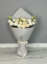 Букет цветов из:  Розы и Лизиантусы в Шарапово Чеховского района